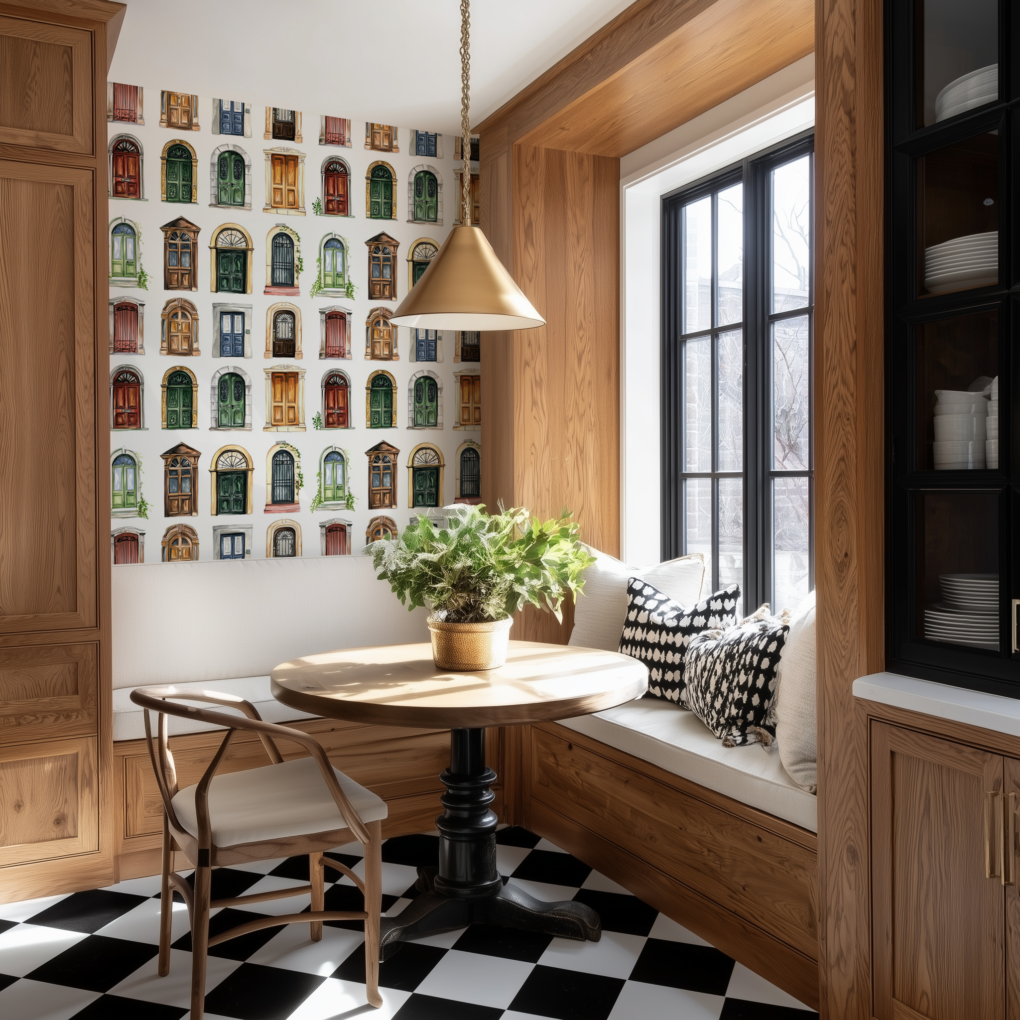 Papel tapiz Puertas ilustradas Wentworth