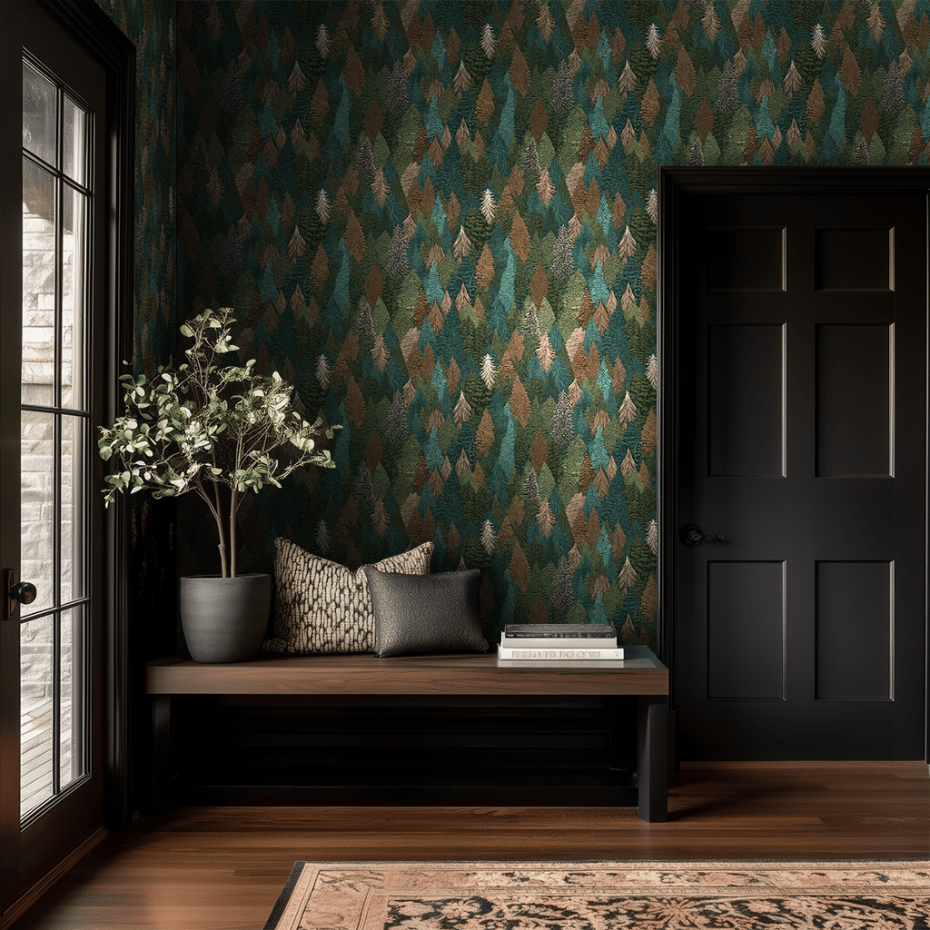 Papel tapiz Bosque oscuro Whetherly