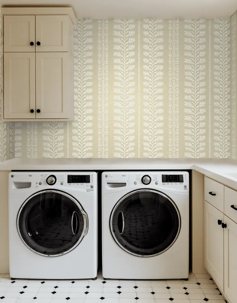 Papel tapiz Ramas marfil Willowstripe