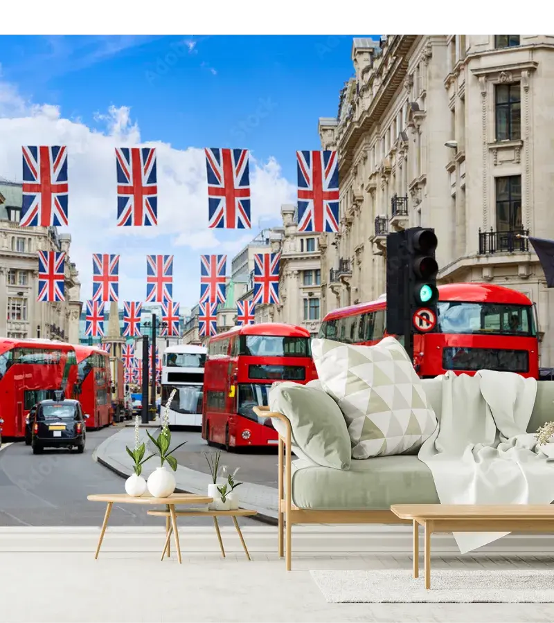 Mural Londres Urbano – Fotomural Decorativo Vinil/Papel Tapiz