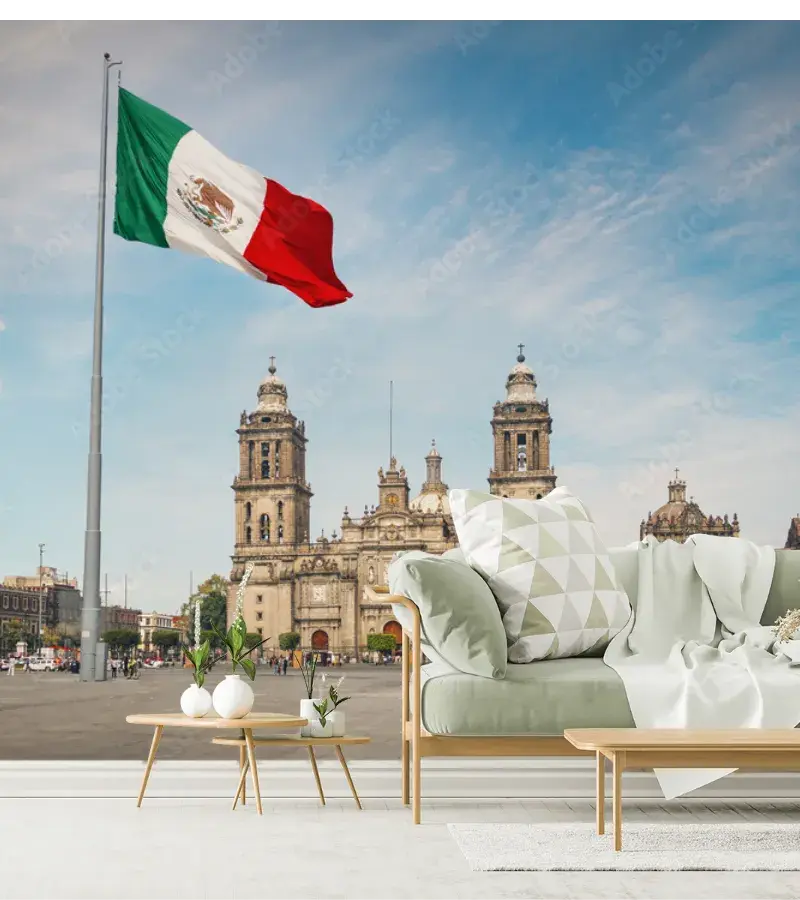 Mural Zócalo México Historias Eternas Vinil Arquitectónico