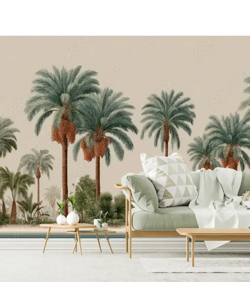Mural Palmetto Oasis