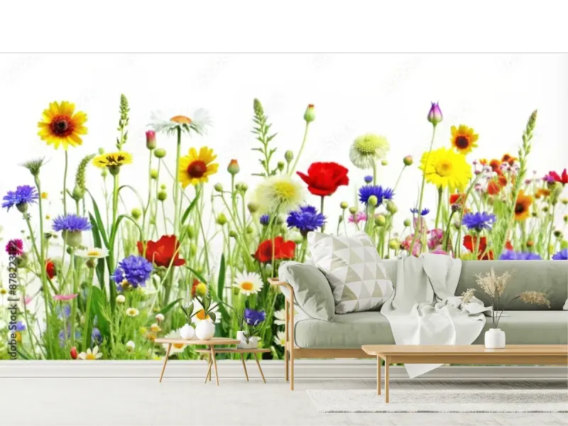 Mural Silvestre Primavera – Fotomural Floral para Pared en Vinil o Tapiz