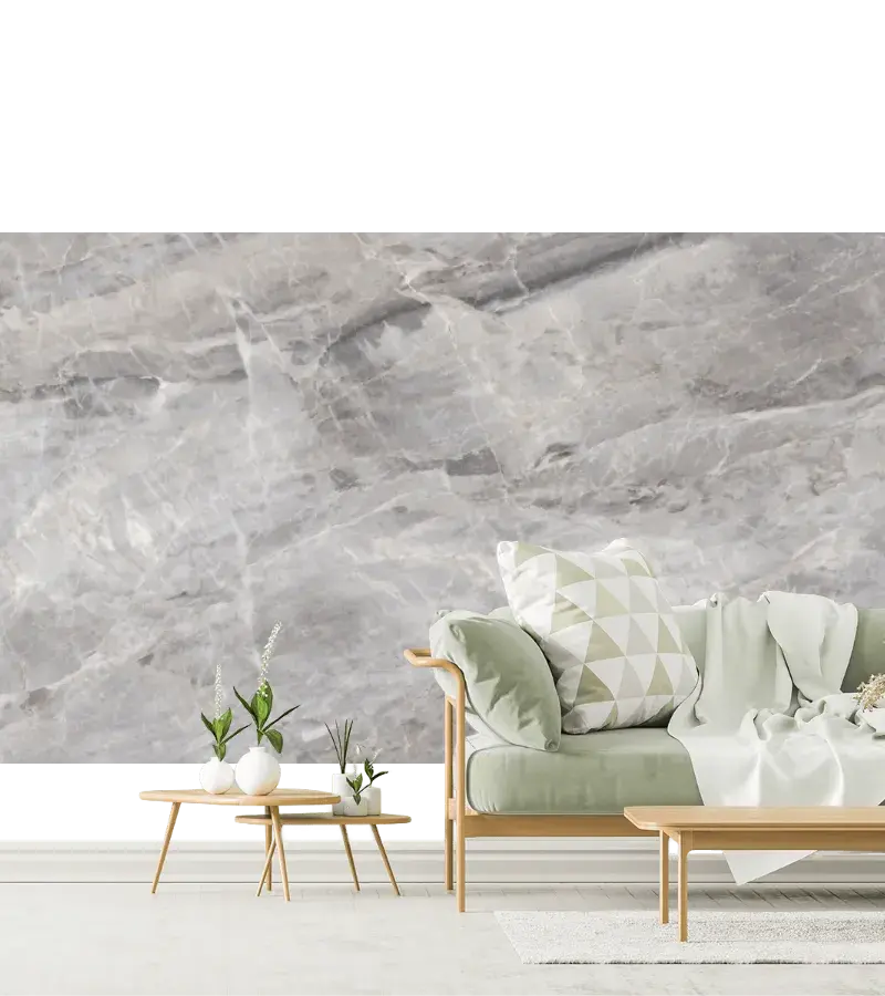 Mural Gris Perlado Aurora - Fotomural Decorativo para Sala y Oficina