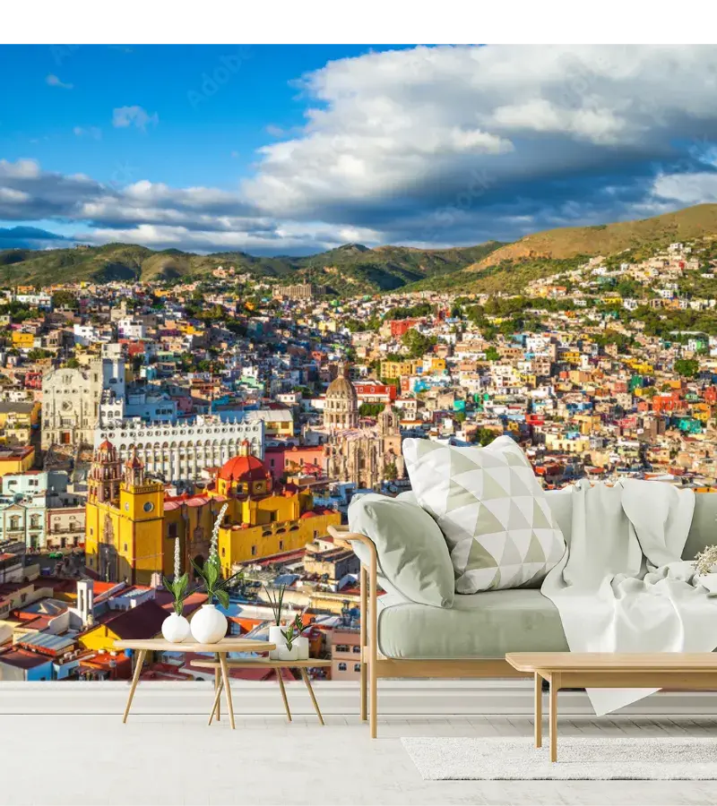 Mural Guanajuato Color Esplendor - Vinil Arquitectónico o Papel Tapiz Personalizado