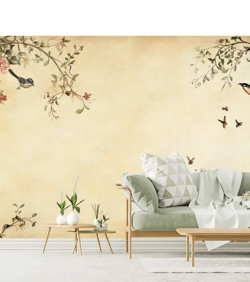 Mural Jardín Poético para Sala