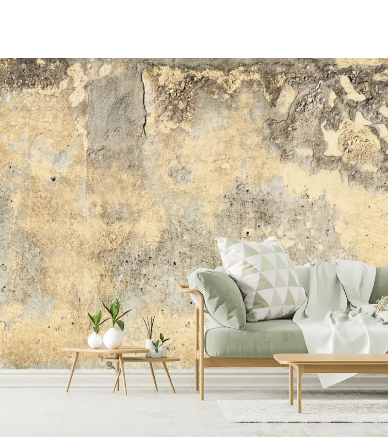 Mural Texturizado Envejecido Desierto Vintage para Pared