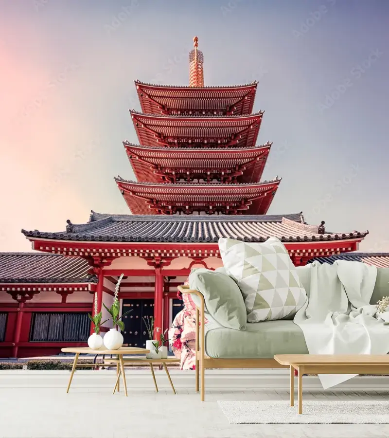 Mural Sueño Nipón – Fotomural Japonés para Decoración de Sala o Recámara