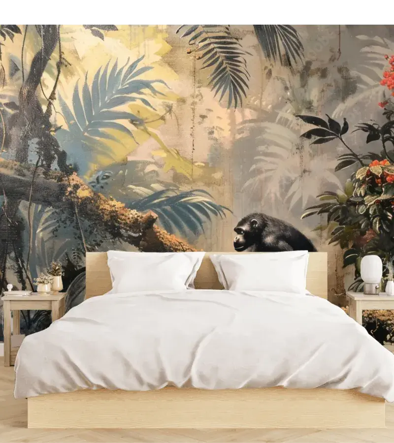 Mural Jungle Serenata – Fotomural de Selva para Sala o Recámara