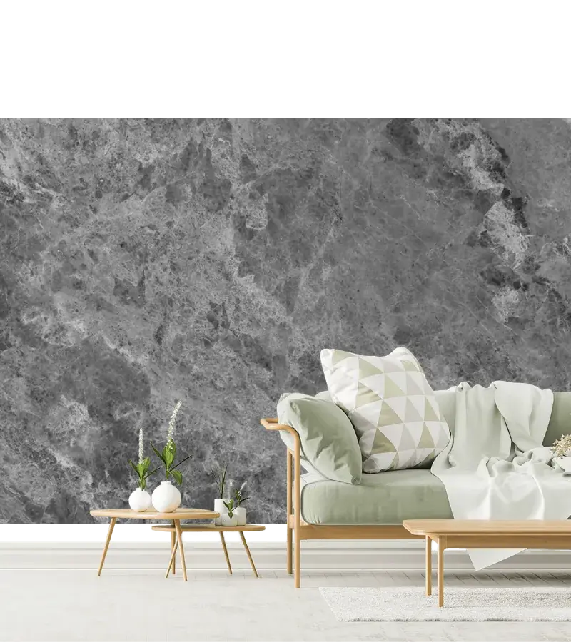 Mural Gris Granito Urbano para Decoración de Pared, Vinil Arquitectónico o Papel Tapiz