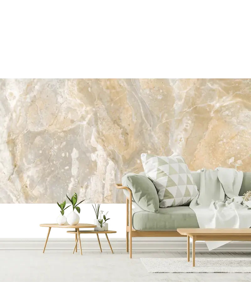 Mural Aura de Mármol Beige para Decoración de Pared