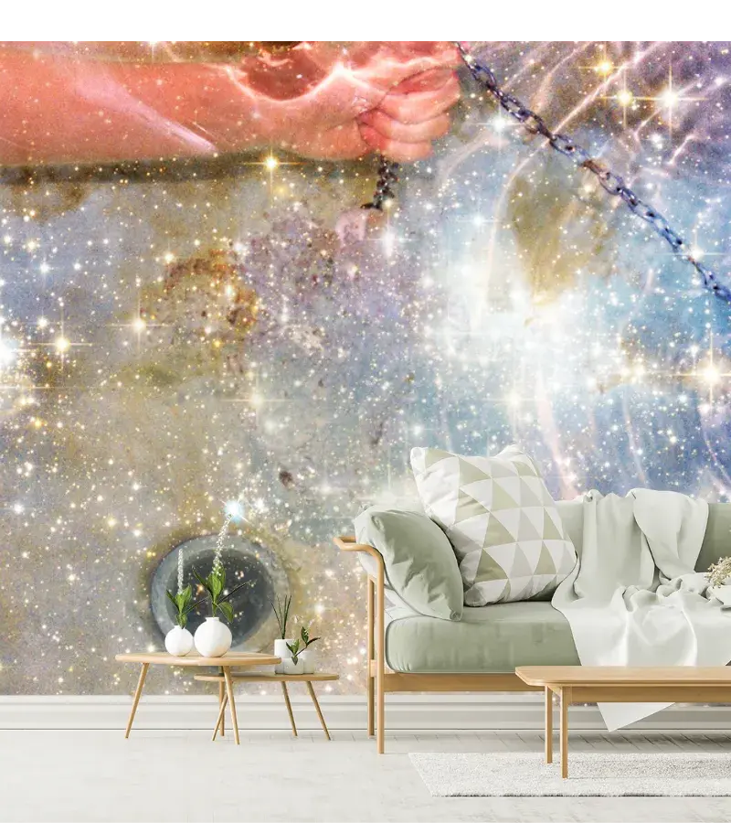 Mural Cosmos de Baño