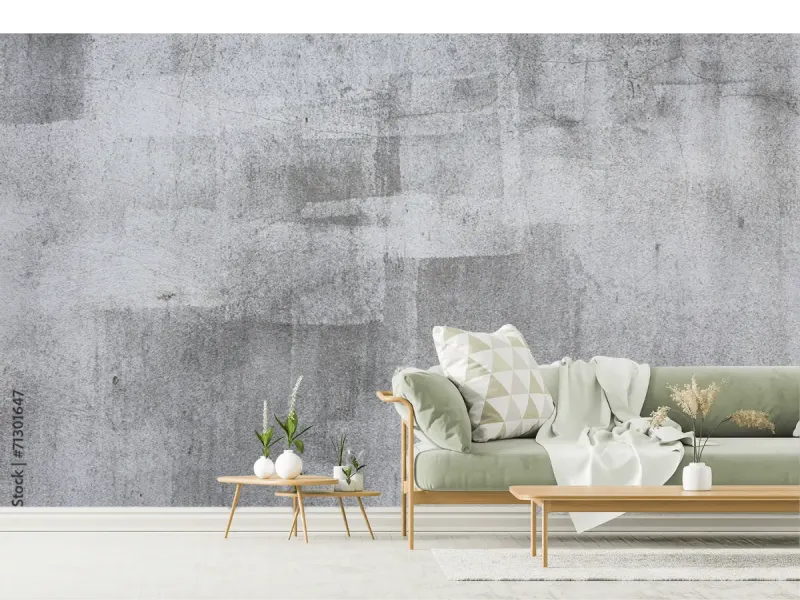 Mural Gris Industrial Urbano para Pared | Fotomural en Vinil, Papel Tapiz o Contract
