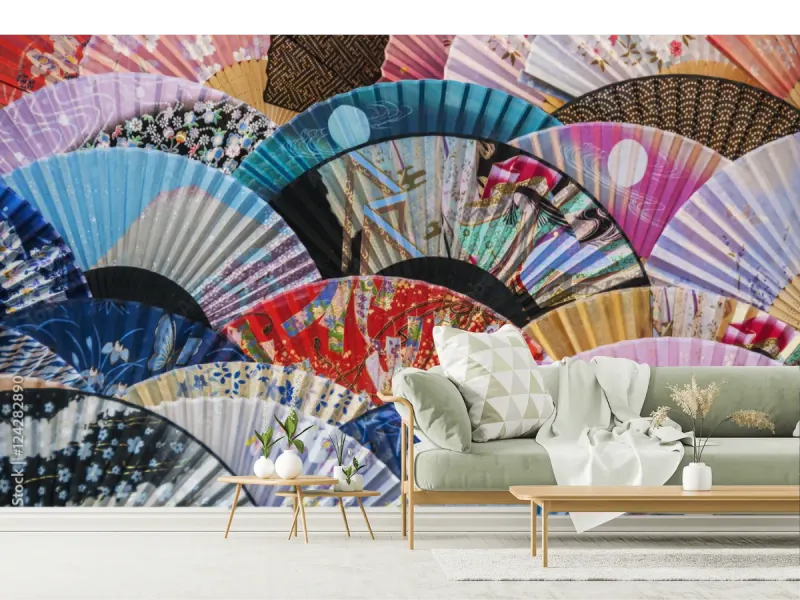Mural Ventisca Nipona en Vinil Arquitectónico o Papel Tapiz | Fotomural Decorativo Japonés