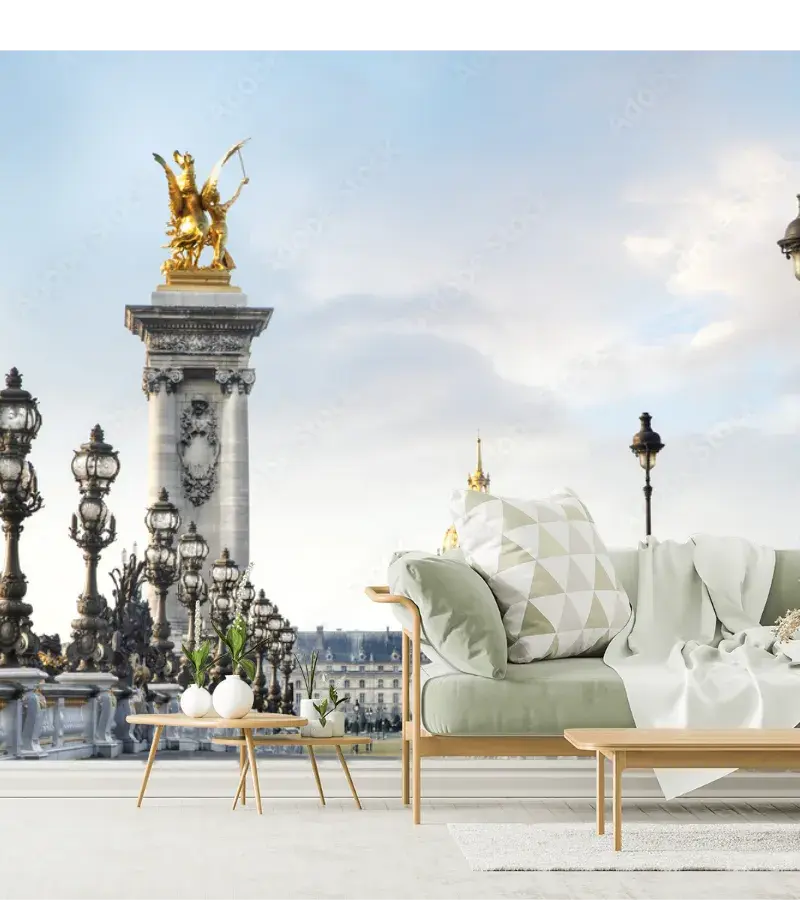 Modelo Mural París Esplendor en Vinil Arquitectónico o Papel Tapiz