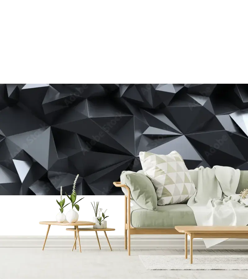 Mural Prisma Nocturno Decorativo Moderno para Pared - Vinil, Tapiz o Contract