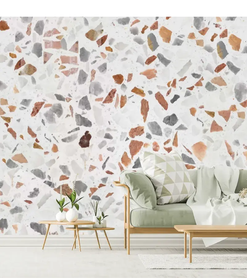 Mural Terrazo Moderno para Pared – Fotomural Decorativo Vinil, Papel Tapiz o Contract