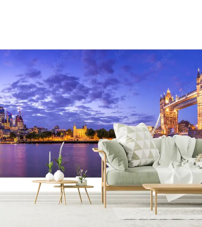 Mural Londres Brilla Nocturno