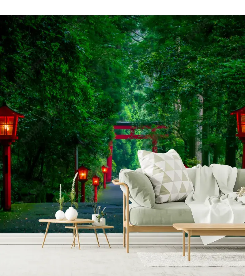 Fotomural Modelo Místico Torii en Vinil Arquitectónico o Papel Tapiz
