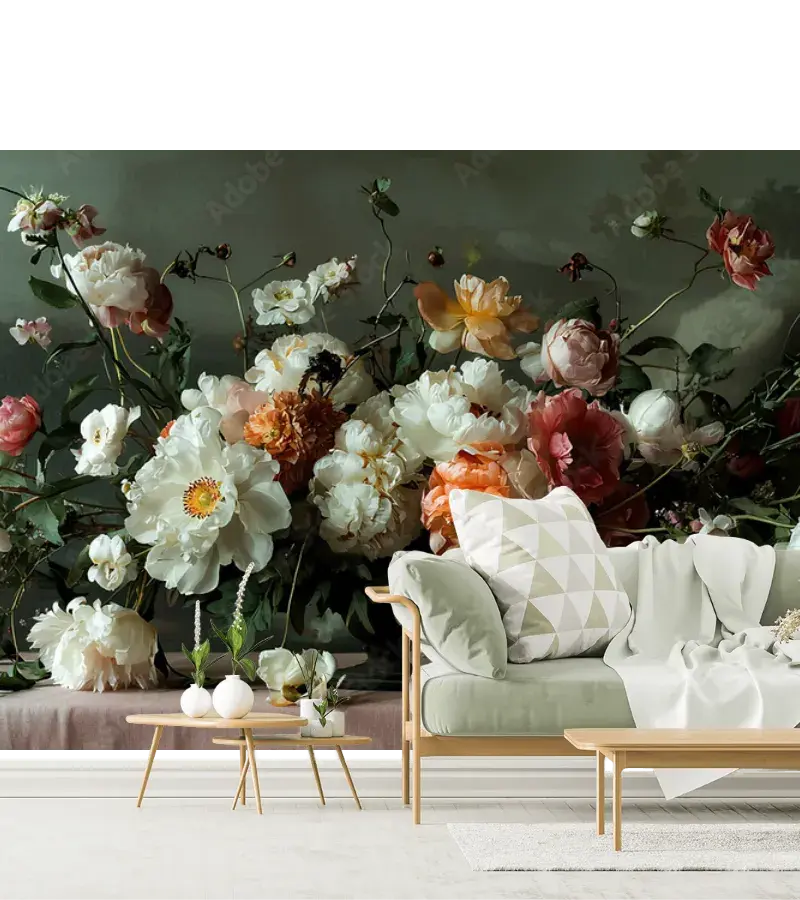 Mural Jardín Eterno - Fotomural para sala en Vinil Arquitectónico