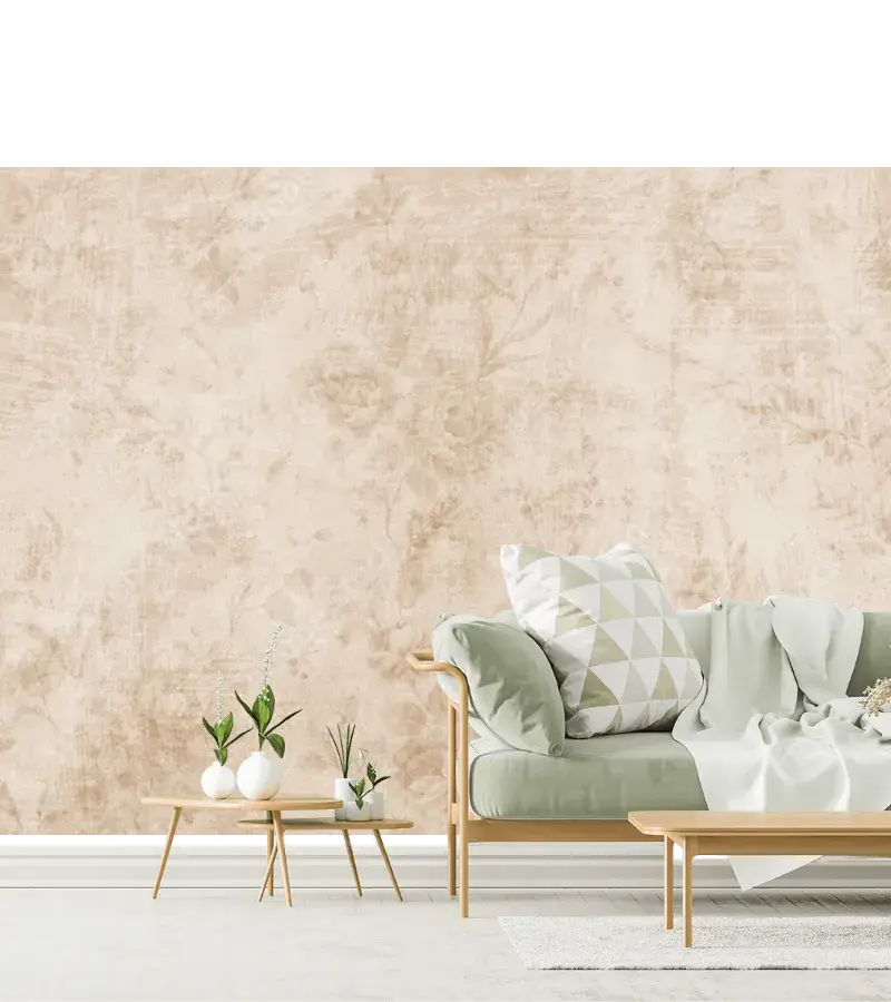 Mural Vintage Susurro Floral para Sala y Recámara en Vinil y Papel Tapiz