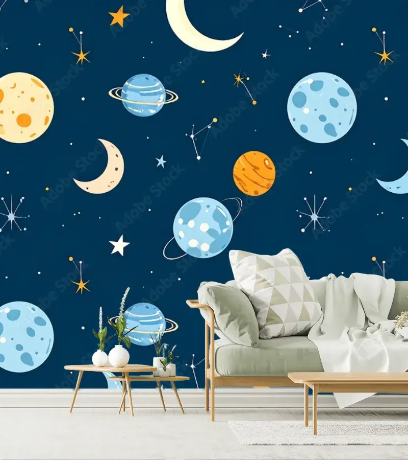 Mural Estelar Galaxia de Ensueño Decorativo para Pared